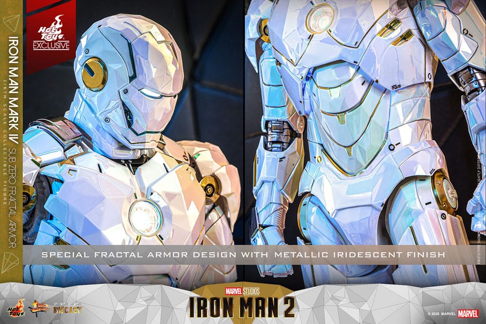 IRON MAN MARK IV SUB-ZERO FRACTAL ARMOR – MOVIE MASTERPIECE DIECAST 1/6 (HOT TOYS – MARVEL EXCLUSIVE)