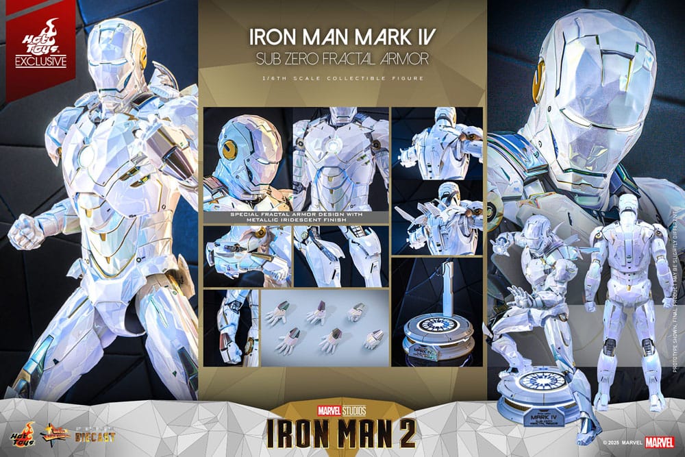 IRON MAN MARK IV SUB-ZERO FRACTAL ARMOR – MOVIE MASTERPIECE DIECAST 1/6 (HOT TOYS – MARVEL EXCLUSIVE)