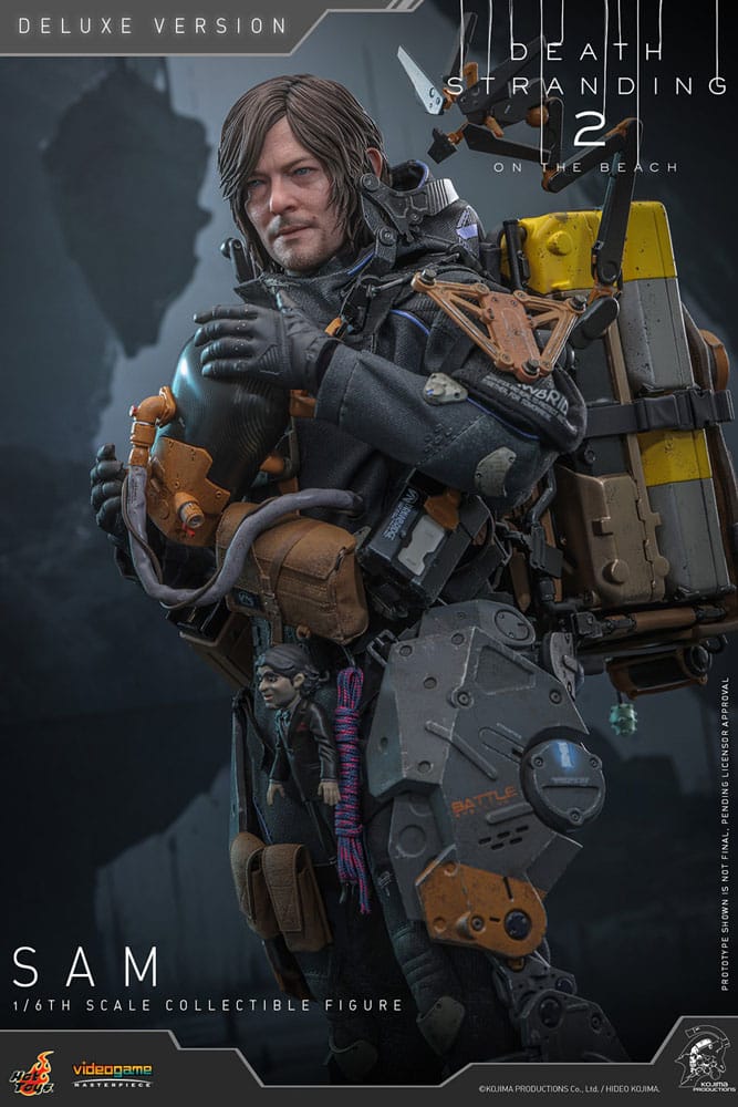 SAM – FIGURA 1/6 DELUXE VERSION (HOT TOYS – DEATH STRANDING 2: ON THE BEACH)