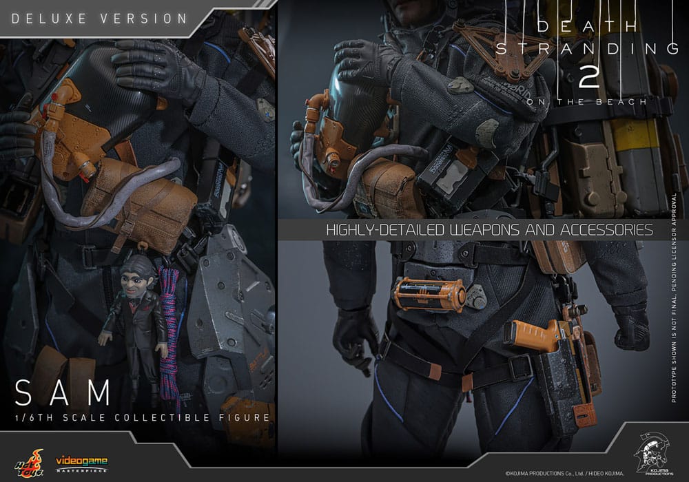 SAM – FIGURA 1/6 DELUXE VERSION (HOT TOYS – DEATH STRANDING 2: ON THE BEACH)