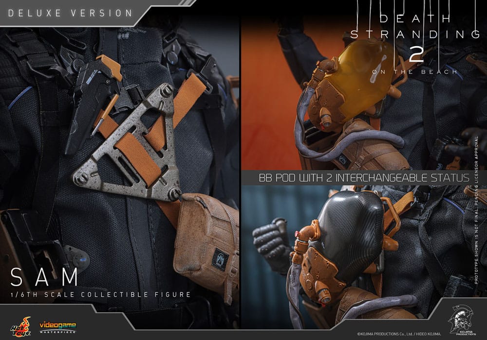 SAM – FIGURA 1/6 DELUXE VERSION (HOT TOYS – DEATH STRANDING 2: ON THE BEACH)