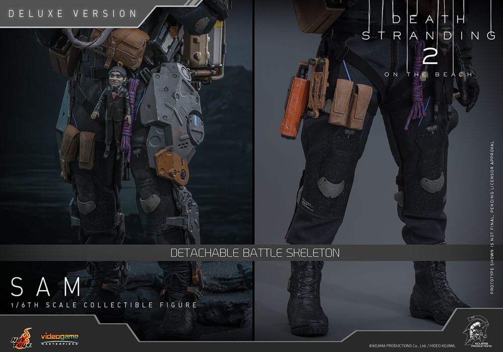 SAM – FIGURA 1/6 DELUXE VERSION (HOT TOYS – DEATH STRANDING 2: ON THE BEACH)