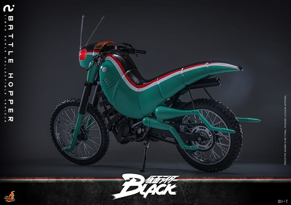 BATTLE HOPPER – VEHÍCULO HOT TOYS 1/6 36 CM (KAMEN RIDER BLACK – CON LUZ LED)
