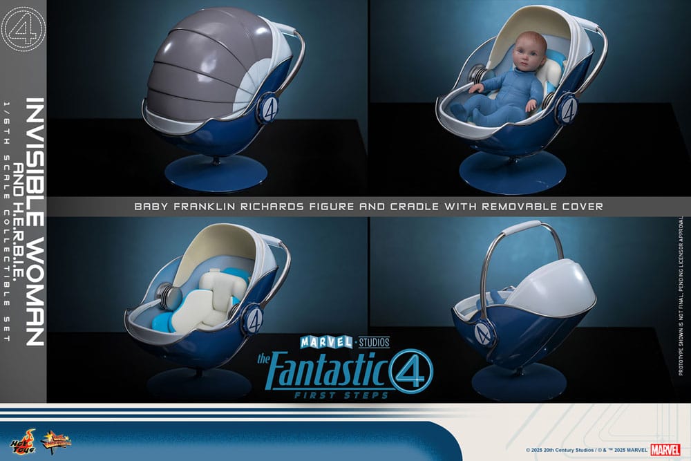 INVISIBLE WOMAN & H.E.R.B.I.E. – FIRST STEPS 1/6 FIGURES (HOT TOYS – FANTASTIC FOUR)