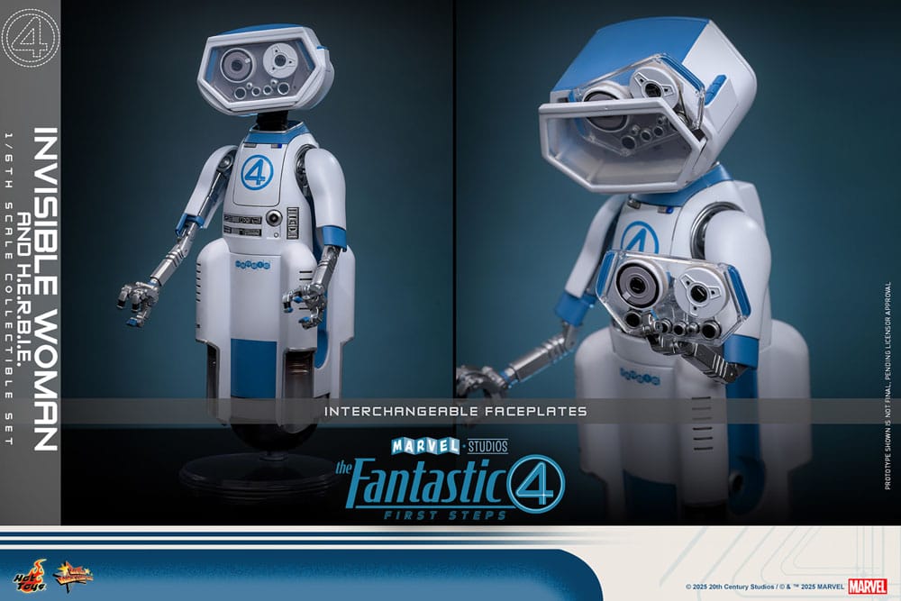 INVISIBLE WOMAN & H.E.R.B.I.E. – FIRST STEPS 1/6 FIGURES (HOT TOYS – FANTASTIC FOUR)
