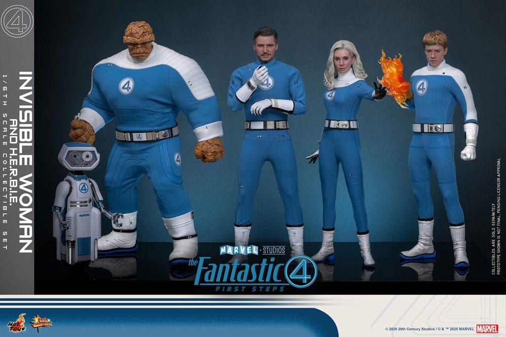 INVISIBLE WOMAN & H.E.R.B.I.E. – FIRST STEPS 1/6 FIGURES (HOT TOYS – FANTASTIC FOUR)