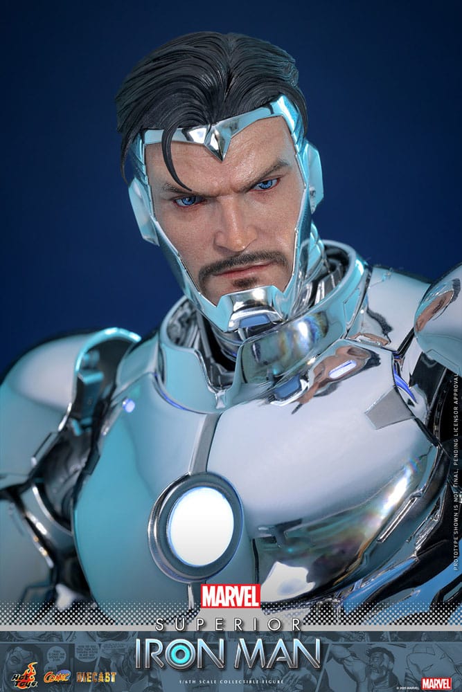SUPERIOR IRON MAN – FIGURA HOT TOYS DIECAST 1/6 32 CM (COMIC MASTERPIECE SERIES – VERSIÓN CÓMIC)