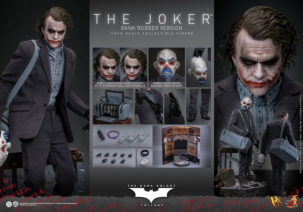 THE JOKER BANK ROBBER VERSION – FIGURA DX 1/6 (HOT TOYS – DC COMICS)