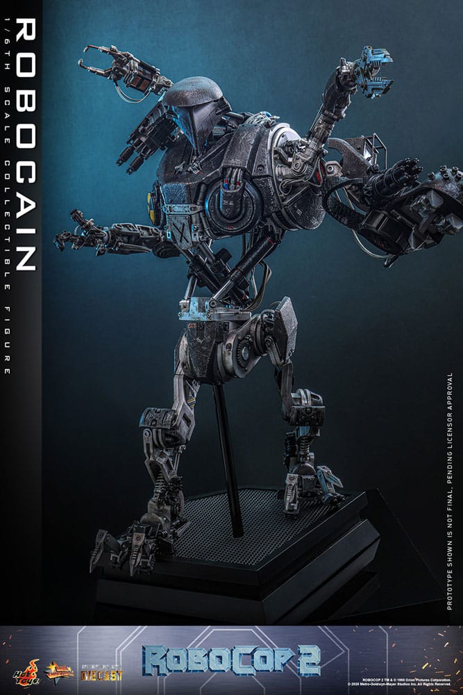 ROBOCAIN – FIGURA HOT TOYS DIECAST 1/6 40 CM (ROBOCOP 2 – MOVIE MASTERPIECE)