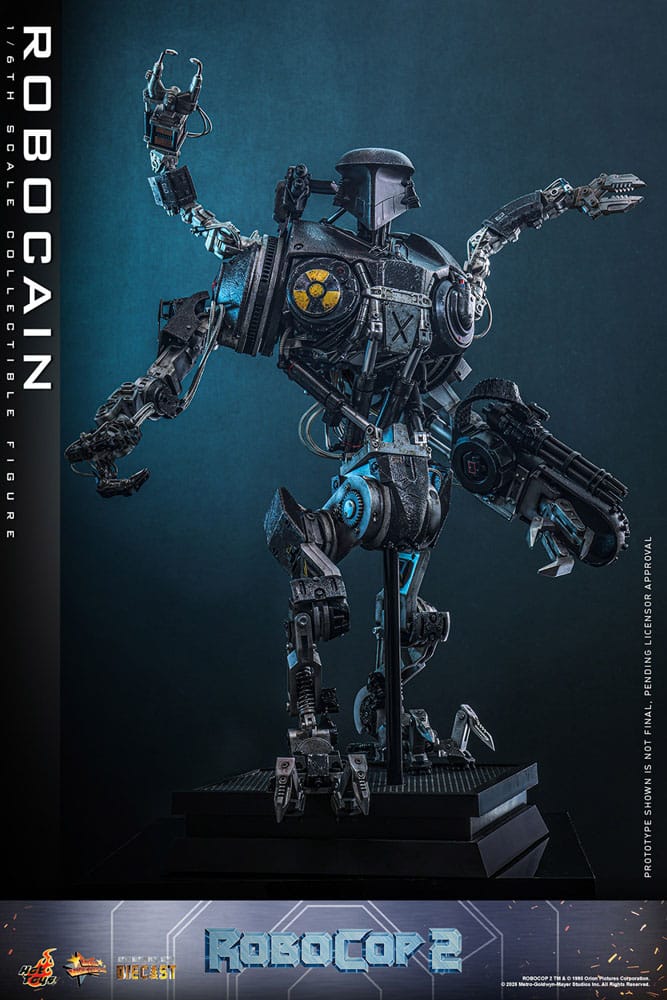 ROBOCAIN – FIGURA HOT TOYS DIECAST 1/6 40 CM (ROBOCOP 2 – MOVIE MASTERPIECE)