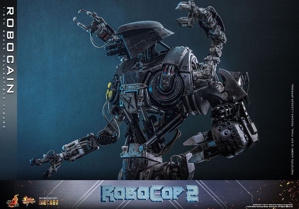 ROBOCAIN – FIGURA HOT TOYS DIECAST 1/6 40 CM (ROBOCOP 2 – MOVIE MASTERPIECE)