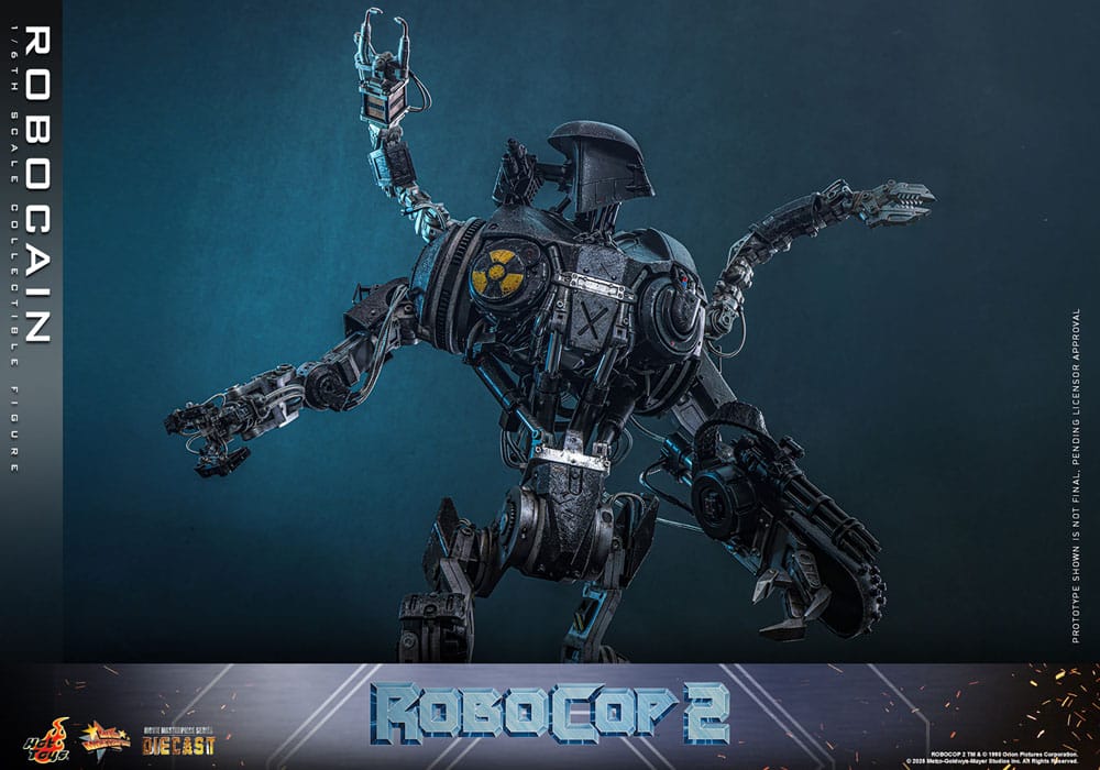 ROBOCAIN – FIGURA HOT TOYS DIECAST 1/6 40 CM (ROBOCOP 2 – MOVIE MASTERPIECE)