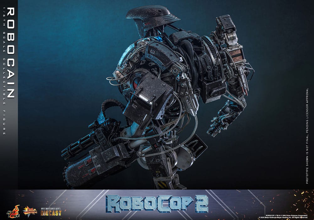 ROBOCAIN – FIGURA HOT TOYS DIECAST 1/6 40 CM (ROBOCOP 2 – MOVIE MASTERPIECE)