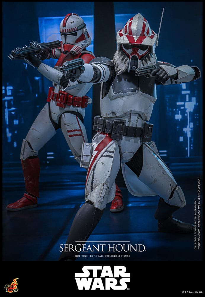 SERGEANT HOUND – STAR WARS: THE CLONE WARS 1/6 SCALE FIGURE 30 CM (HOT TOYS – COLLECTOR EDITION)