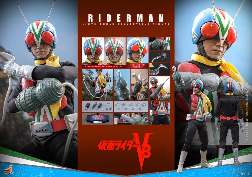 KAMEN RIDER RIDERMAN - HOT TOYS – KAMEN RIDER V3