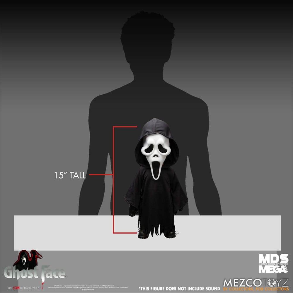 GHOST FACE MDS MEGA SCALE MEZCO TOYZ 38 CM