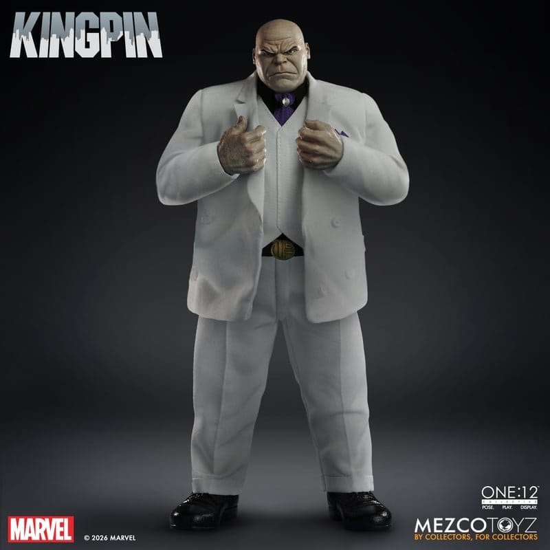 KINGPIN WILSON FISK MARVEL FIGURA 1/12 ONE:12 COLLECTIVE 18 CM MEZCO TOYZ