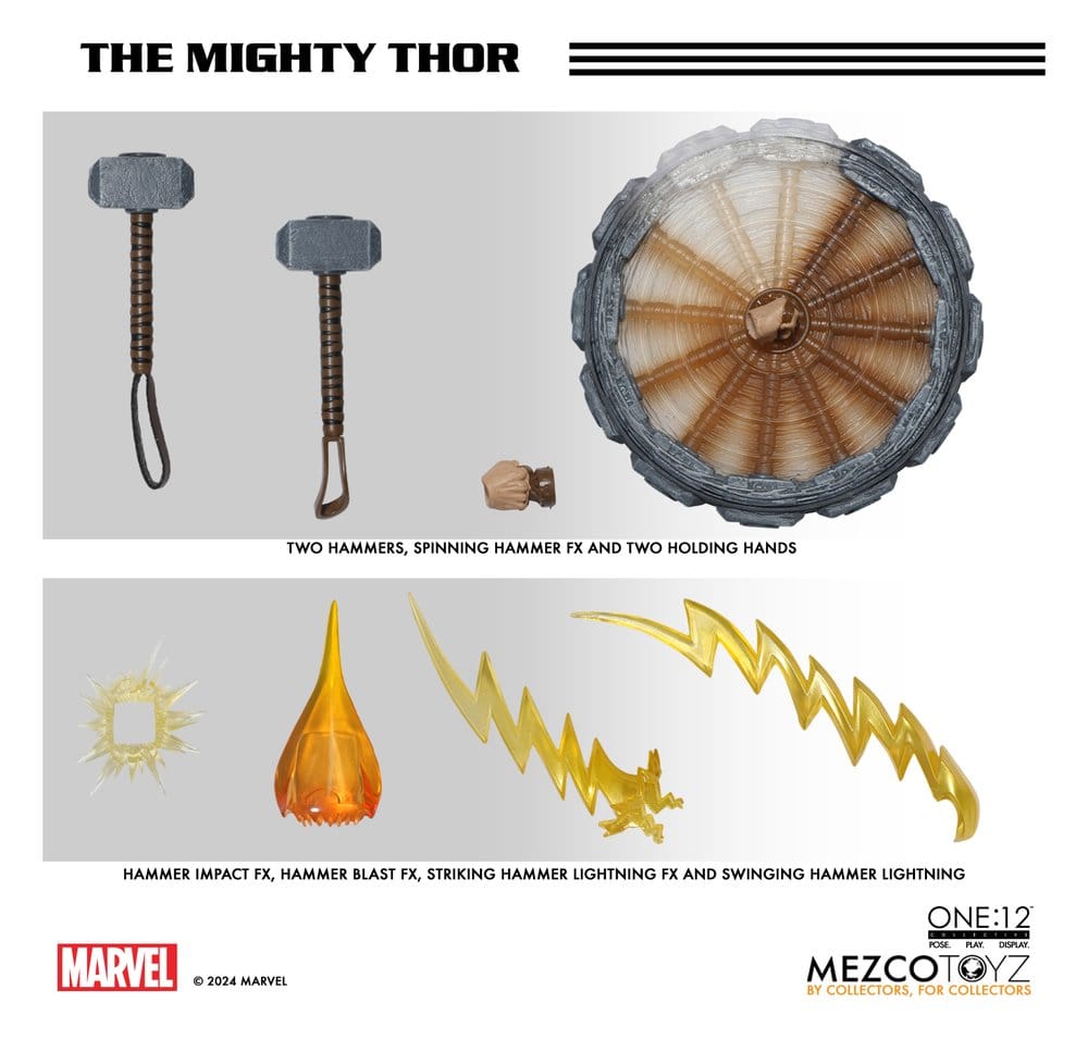THOR ONE:12 COLLECTIVE FIGURA 1/12 MEZCO TOYZ MARVEL 17 CM