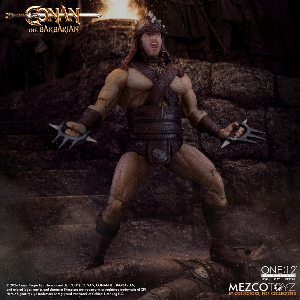 CONAN EL BÁRBARO PIT FIGHTER ONE:12 COLLECTIVE 1/12 MEZCO TOYZ 16 CM