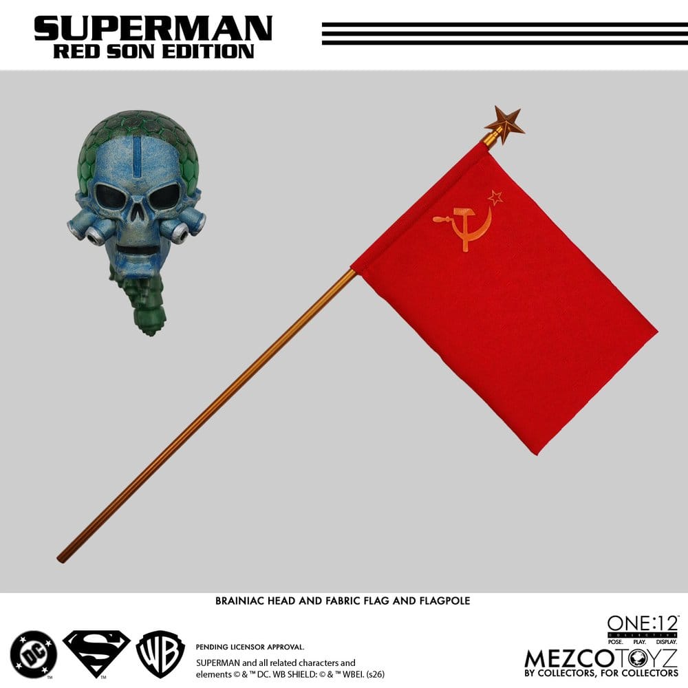 SUPERMAN RED SON FIGURA 1/12 ONE:12 COLLECTIVE 17 CM MEZCO TOYZ