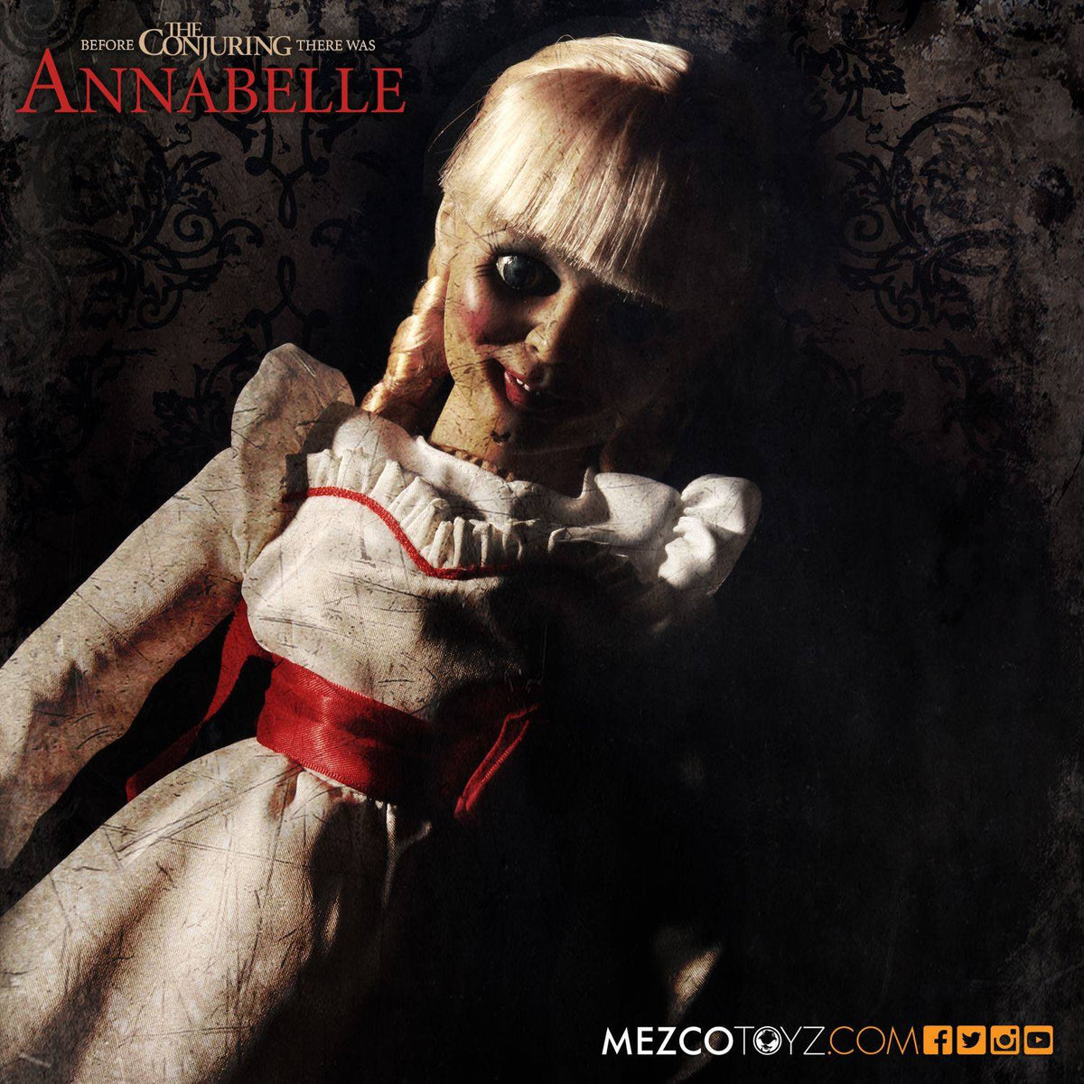 ANNABELLE THE CONJURING RÉPLICA MUÑECA 46 CM MEZCO TOYZ