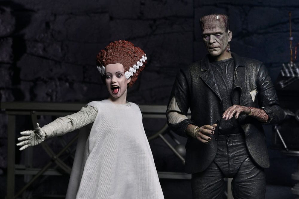 FRANKENSTEIN & BRIDE 90TH ANNIVERSARY – UNIVERSAL MONSTERS ULTIMATE 2 PACK FIGURAS 18 CM (NECA – CLASSIC HORROR)