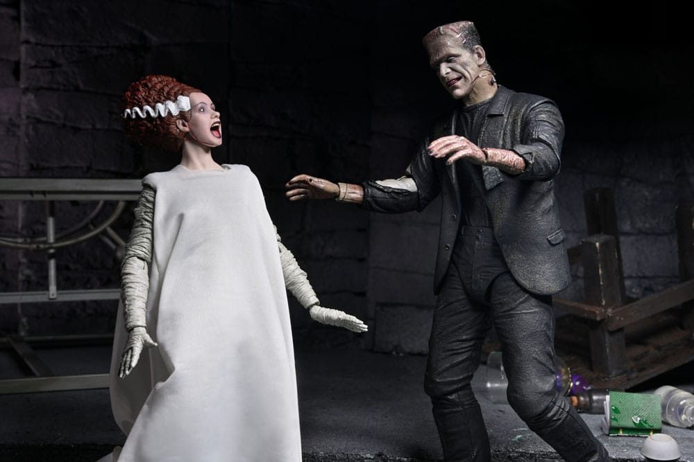 FRANKENSTEIN & BRIDE 90TH ANNIVERSARY – UNIVERSAL MONSTERS ULTIMATE 2 PACK FIGURAS 18 CM (NECA – CLASSIC HORROR)
