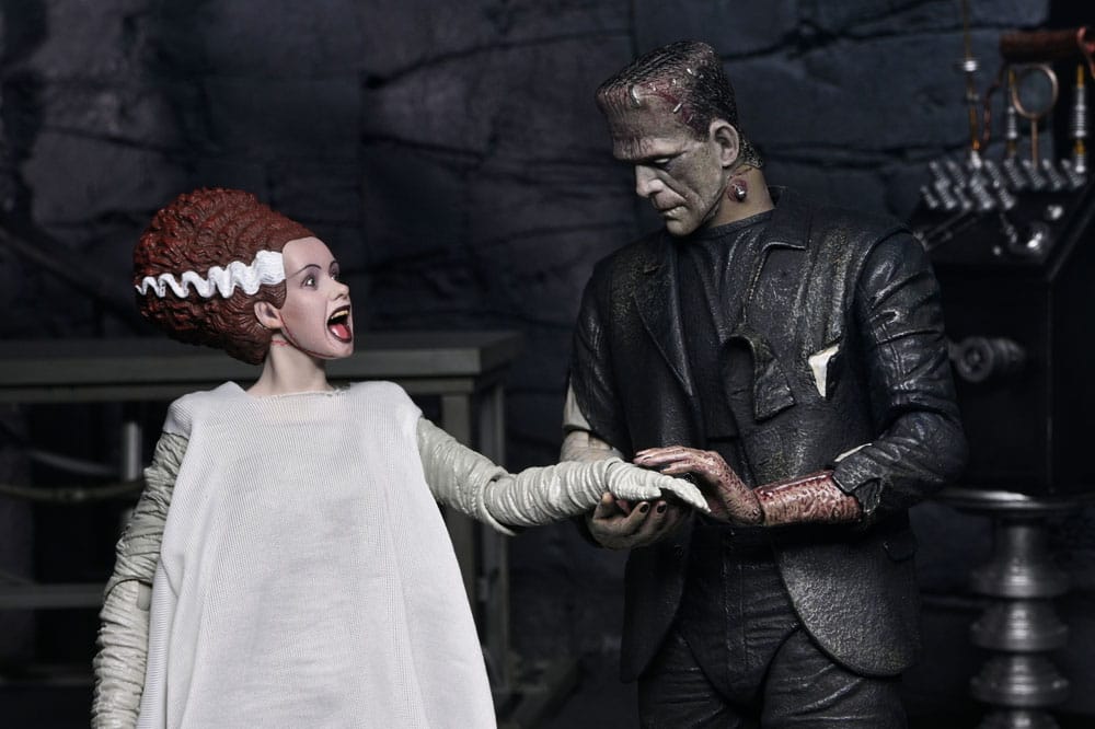 FRANKENSTEIN & BRIDE 90TH ANNIVERSARY – UNIVERSAL MONSTERS ULTIMATE 2 PACK FIGURAS 18 CM (NECA – CLASSIC HORROR)