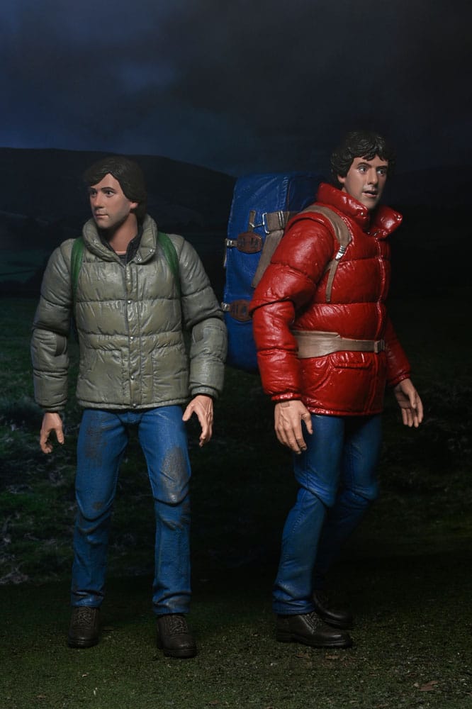 UN HOMBRE LOBO AMERICANO EN LONDRES – PACK 2 FIGURAS JACK & DAVID 18 CM (NECA – TERROR)