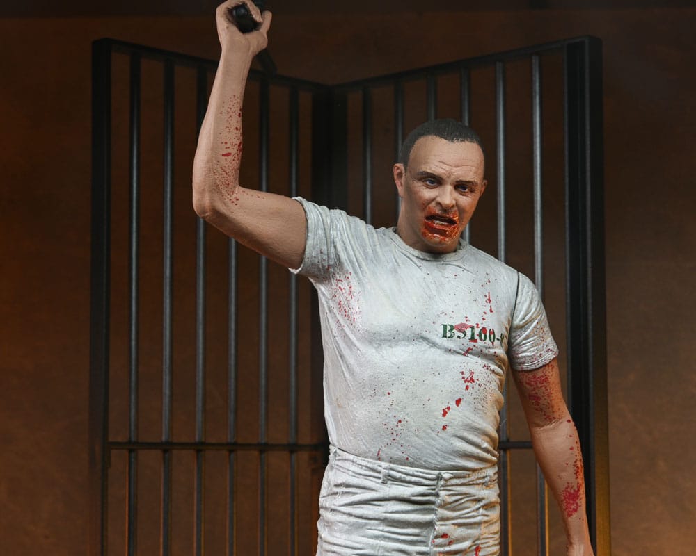 DR. HANNIBAL LECTER PRISON ESCAPE 18 CM FIGURA NECA THE SILENCE OF THE LAMBS COLECCIONISTA