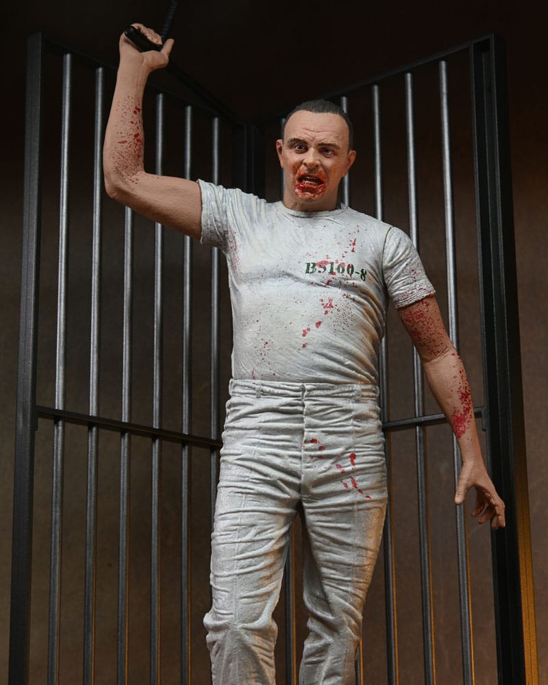 DR. HANNIBAL LECTER PRISON ESCAPE 18 CM FIGURA NECA THE SILENCE OF THE LAMBS COLECCIONISTA