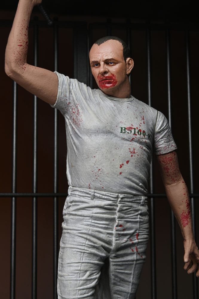 DR. HANNIBAL LECTER PRISON ESCAPE 18 CM FIGURA NECA THE SILENCE OF THE LAMBS COLECCIONISTA