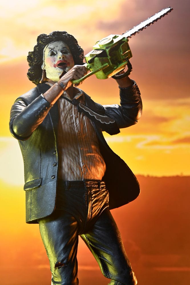 PRETTY WOMAN LEATHERFACE – FIGURA ULTIMATE 50TH ANNIVERSARY – LA MATANZA DE TEXAS NECA 18 CM NECA