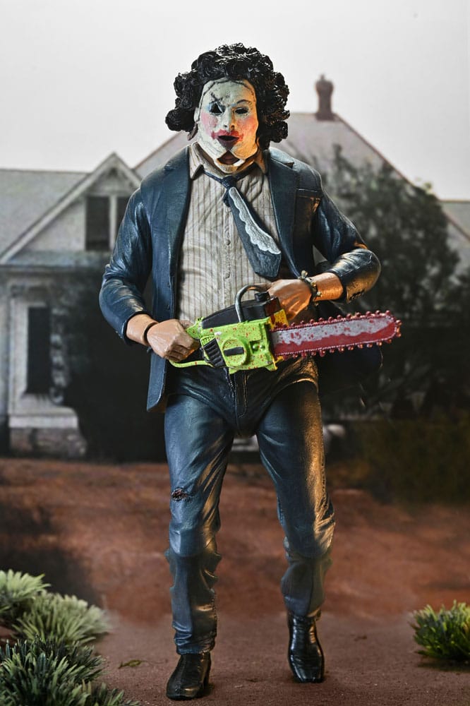 PRETTY WOMAN LEATHERFACE – FIGURA ULTIMATE 50TH ANNIVERSARY – LA MATANZA DE TEXAS NECA 18 CM NECA