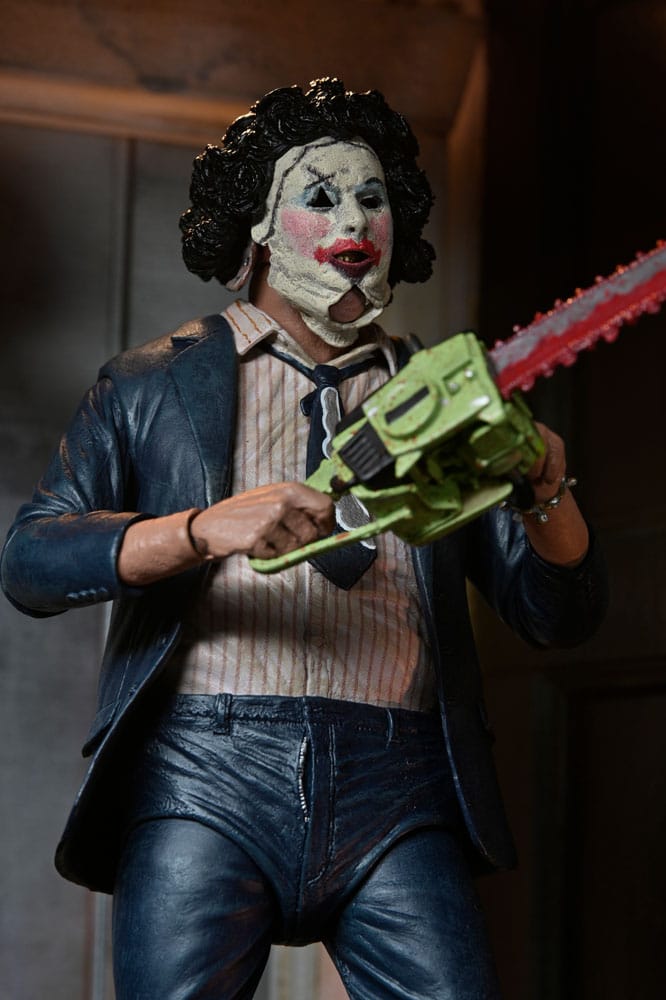 PRETTY WOMAN LEATHERFACE – FIGURA ULTIMATE 50TH ANNIVERSARY – LA MATANZA DE TEXAS NECA 18 CM NECA
