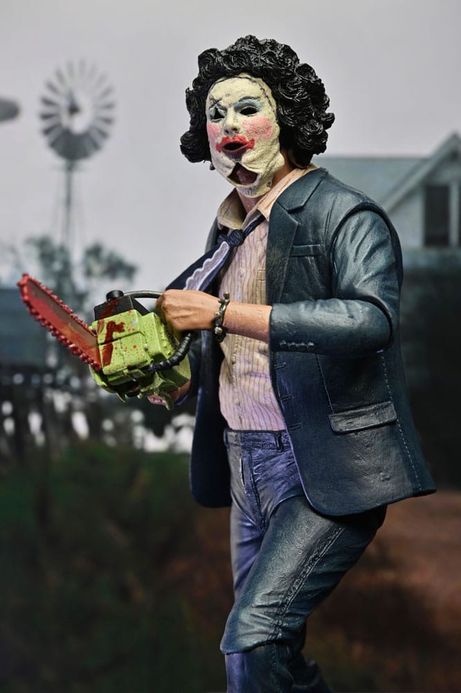 PRETTY WOMAN LEATHERFACE – FIGURA ULTIMATE 50TH ANNIVERSARY – LA MATANZA DE TEXAS NECA 18 CM NECA