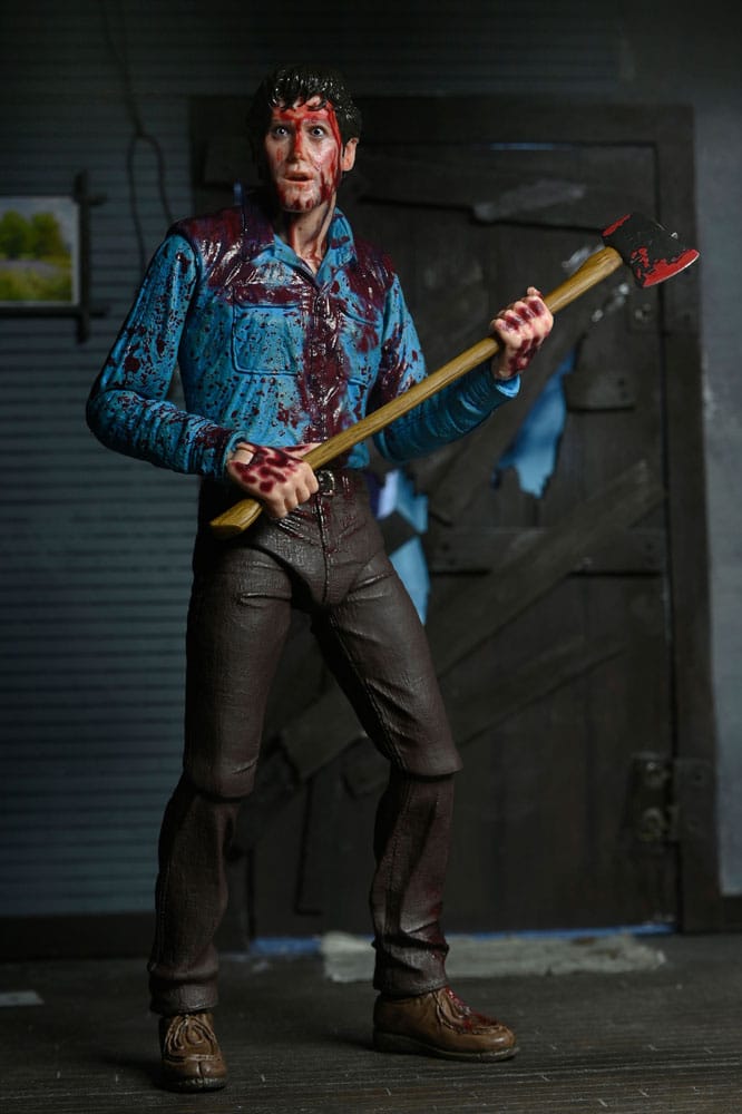 BLOODY ASH & CHERYL WILLIAMS – PACK 2 FIGURAS ULTIMATE – EVIL DEAD NECA 18 CM