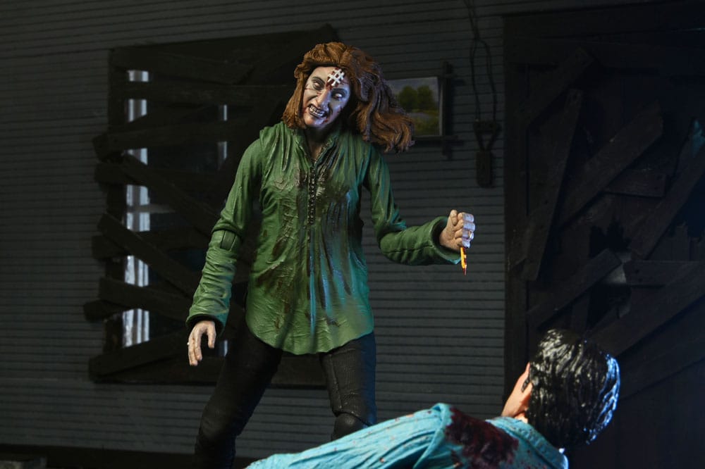 BLOODY ASH & CHERYL WILLIAMS – PACK 2 FIGURAS ULTIMATE – EVIL DEAD NECA 18 CM