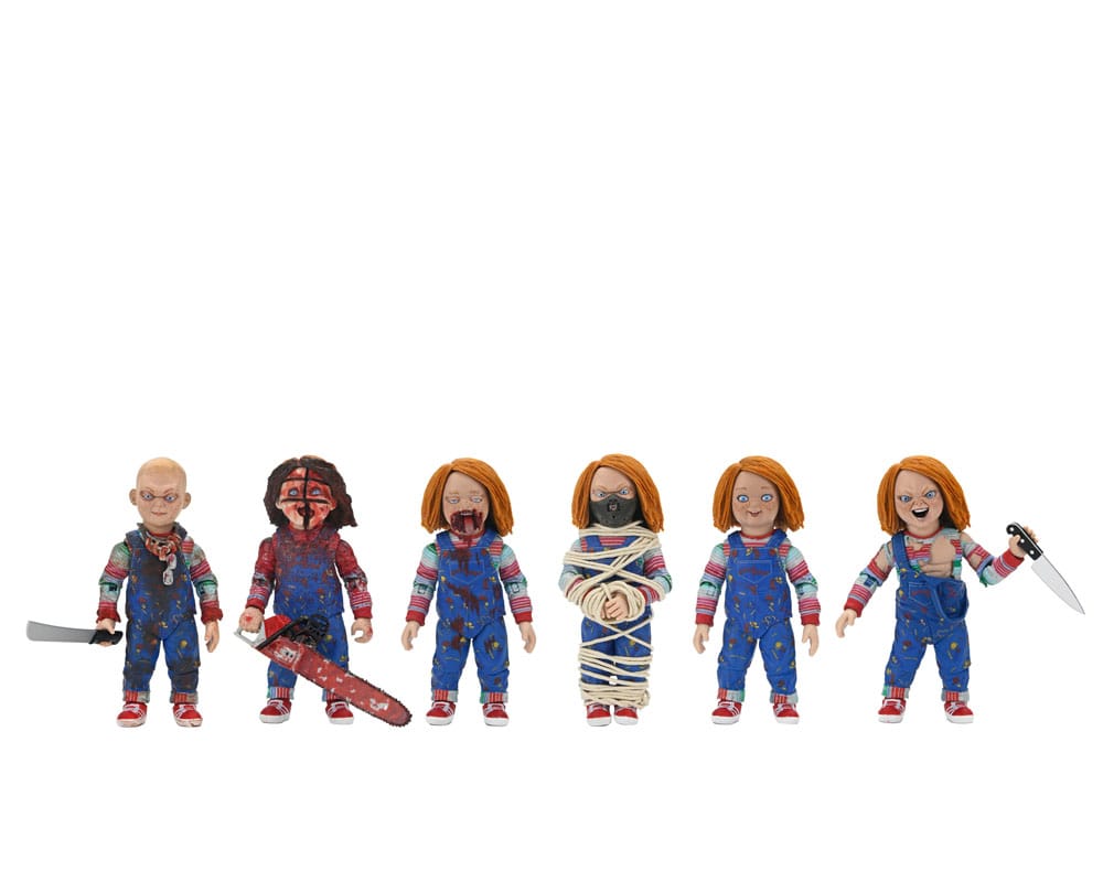 CHUCKY (SERIE TV) – PACK 12 FIGURAS NECA – GOOD GUY – MUÑECO DIABÓLICO