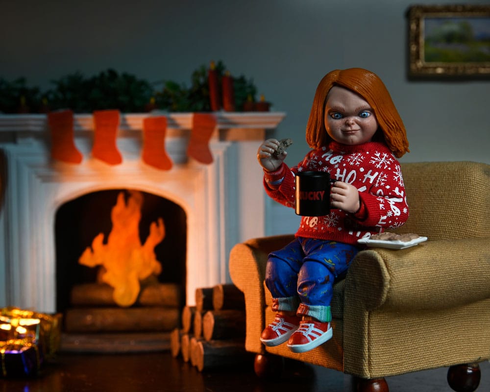 CHUCKY HOLIDAY EDITION – FIGURA ULTIMATE MUÑECO DIABÓLICO – NECA 18 CM