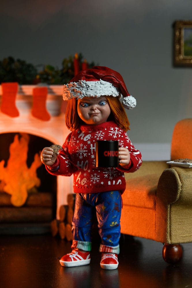 CHUCKY HOLIDAY EDITION – FIGURA ULTIMATE MUÑECO DIABÓLICO – NECA 18 CM