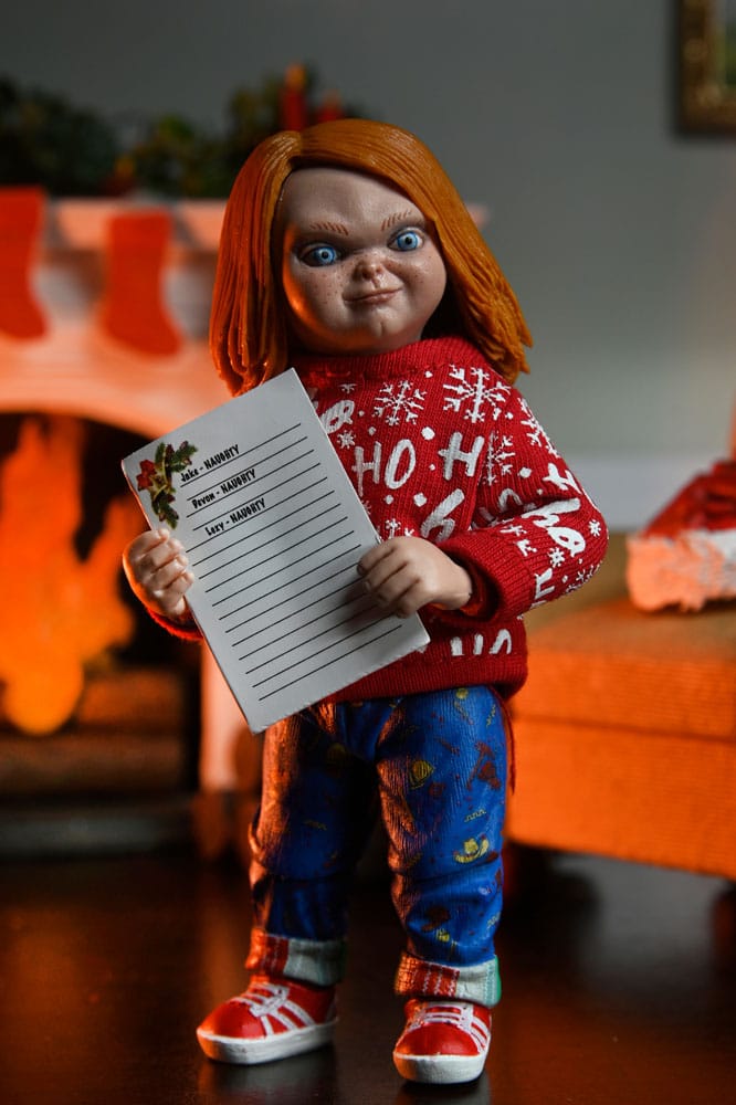 CHUCKY HOLIDAY EDITION – FIGURA ULTIMATE MUÑECO DIABÓLICO – NECA 18 CM