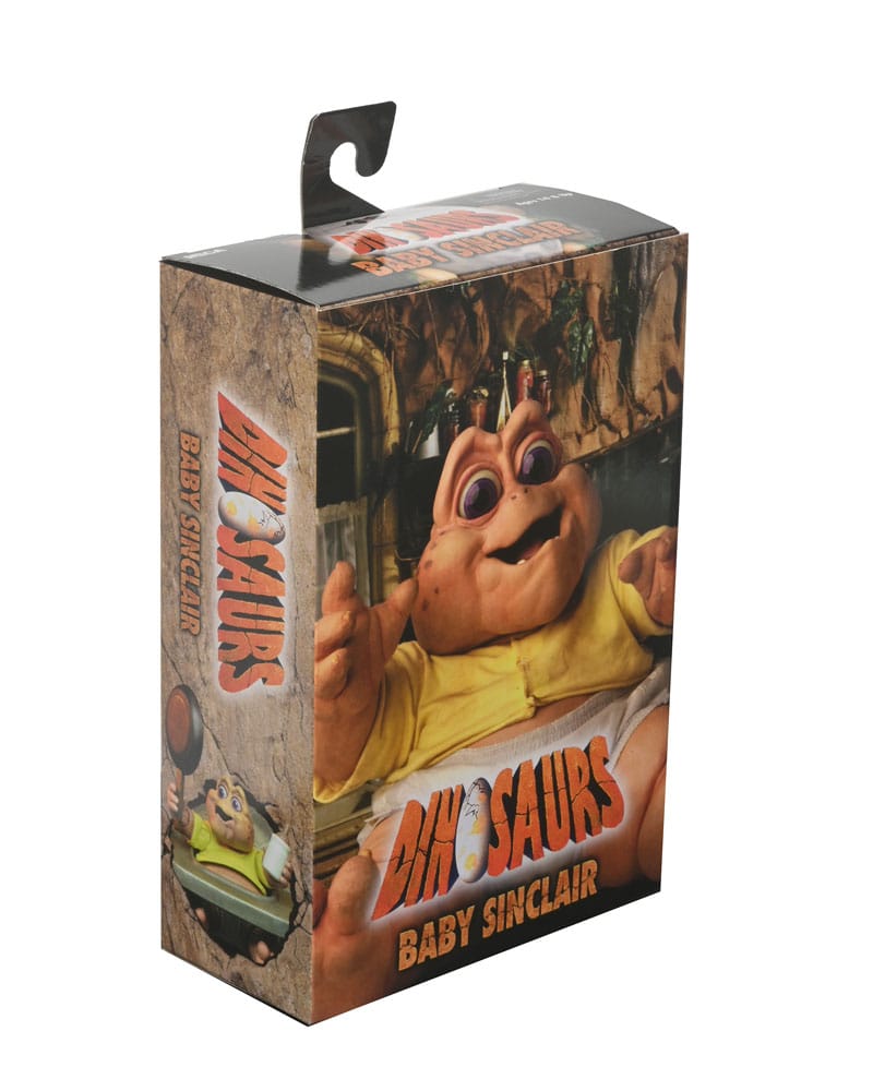 BABY SINCLAIR ULTIMATE 18 CM FIGURA NECA DINOSAURS SERIE TV COLECCIONISTA