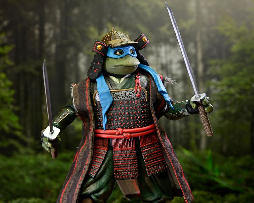 PACK LEONARDO & MICHELANGELO TMNT III – 2 FIGURAS 18 CM – NECA – TORTUGAS NINJA