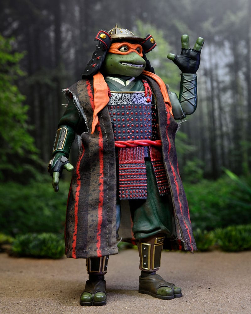 PACK LEONARDO & MICHELANGELO TMNT III – 2 FIGURAS 18 CM – NECA – TORTUGAS NINJA