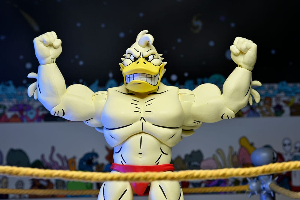 ACE DUCK – FIGURA STUMP WRESTLING 18 CM (NECA – TEENAGE MUTANT NINJA TURTLES ARCHIE COMICS)