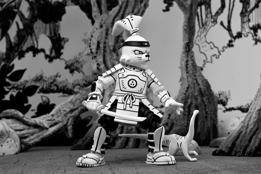 USAGI YOJIMBO BLACK & WHITE FIGURA NECA 18 CM