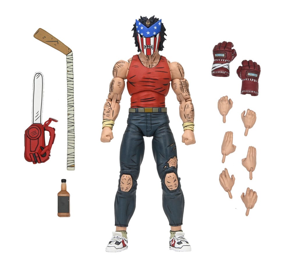 CASEY JONES (BODYCOUNT) – TMNT MIRAGE COMICS ULTIMATE FIGURA 18 CM (NECA – TORTUGAS NINJA)