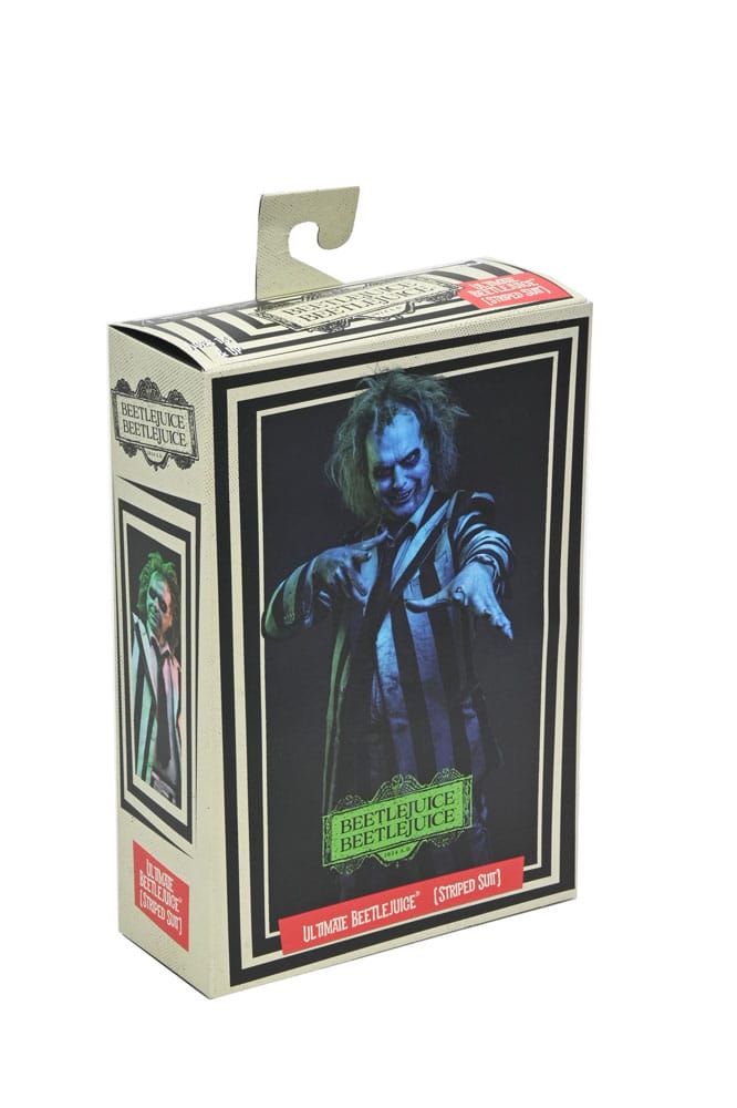 BEETLEJUICE – FIGURA 18 CM – ULTIMATE STRIPED SUIT – NECA – MOVIE COLLECTIBLE
