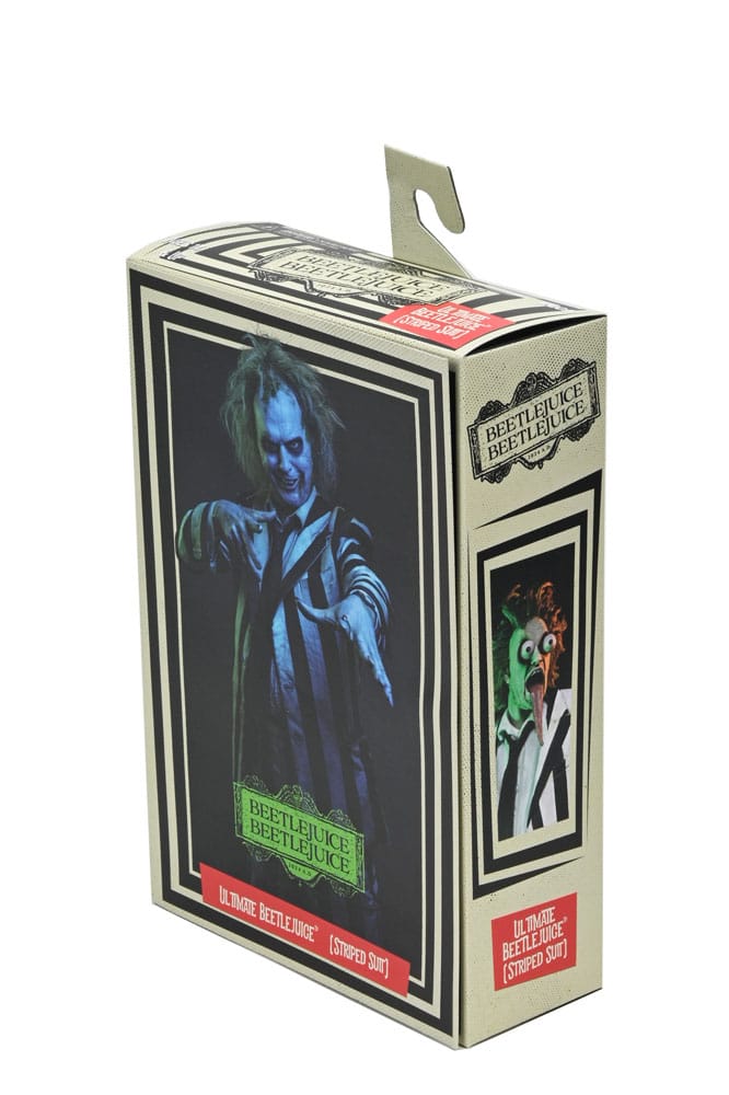 BEETLEJUICE – FIGURA 18 CM – ULTIMATE STRIPED SUIT – NECA – MOVIE COLLECTIBLE